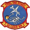 4" MARINE CORPS 3RD LAAD FEEL THE STING AIR WING EMBROIDERED PATCH