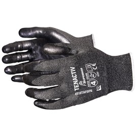 Superior Glove Cut Resistant Gloves 18-Gauge Nitrile Palms Touchscreen Compatible TenActiv S18TAFGFN (1 Pair of Small Gloves)