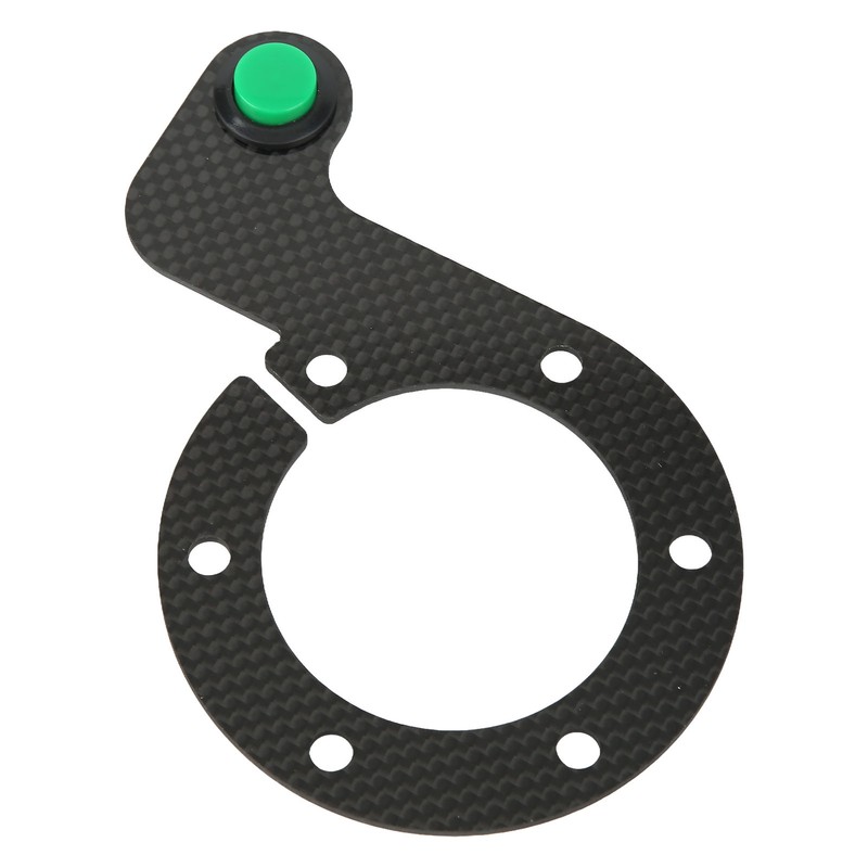 Steering Wheel Horn Button 6 Hole Carbon Fiber Comfortable Touch