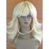 Forever Young Ladies Full Fringe Long Layered Style Light Blonde