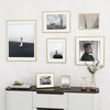 Modern Arched Picture Frames (Set of 3), Shatterproof PVC Photo