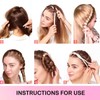 Ruzister Heaterless Small Curling Rods Headband, No Heat Curls for