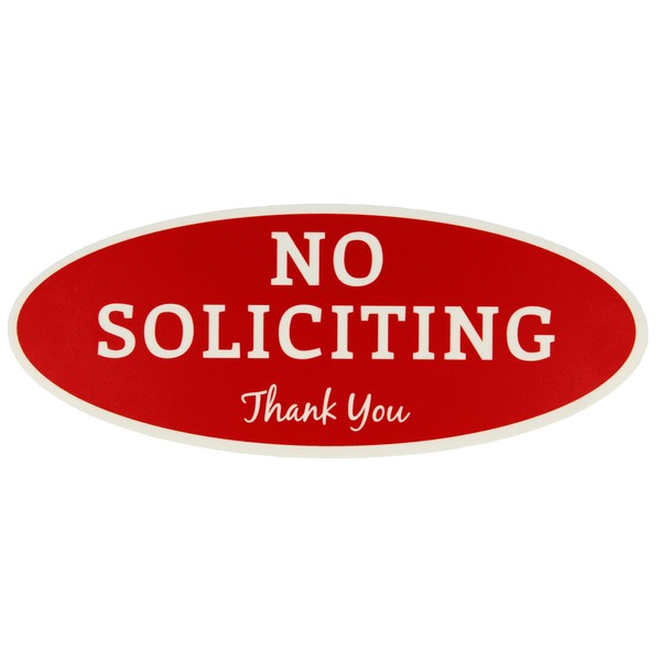 ExcelMark No Soliciting Sign for House or Business – Durable