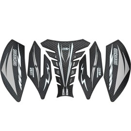 for Ninja ZX6R ZX 6R ZX-636 Ninja zx6r zx636 2026 2025 2024 2023-2009 new Accessories Fuel Tank Sticker Motorcycle Fuel Tank Traction pad zx6r Fuel Tank Grip Fuel Tank Sticker Fuel Tank Grip (Grey)