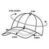 FLYOUTH - Gorra de béisbol con bordado de pico, Azul