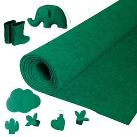 Yuragim Felt Roll Felt Fabric, Felt Sold by the Metre 30 cm x 250 cm x 3 mm Felt Fabric Craft Felt Decorative Felt Pocket Felt Mat for DIY Storage Bag Felt Underlay Patchwork Sewing Crafts Christmas