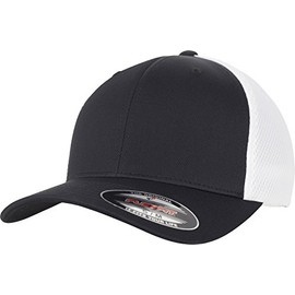 Flex fit Ultrafibre und Airmesh 2-Tone Cap, Black/White, L/XL