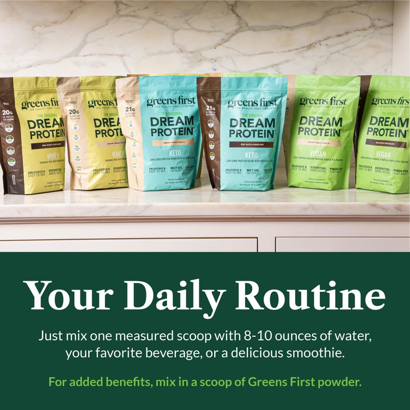 Greens First Dream Protein Powder Whey - 20g Protein Per