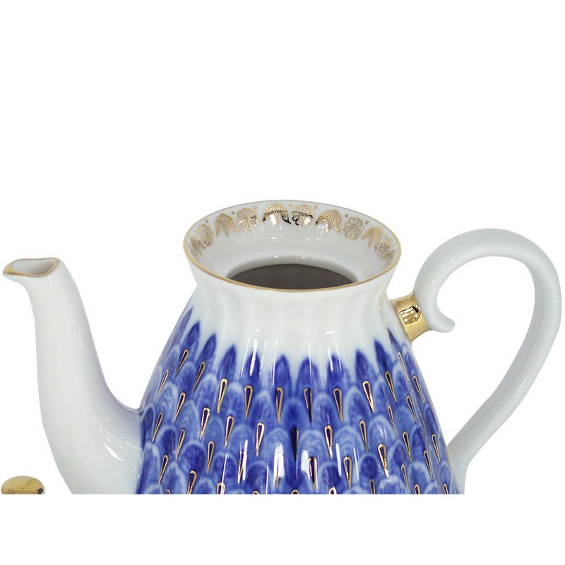 Lomonosov Porcelain Teapot Forget Me Not 3 cups