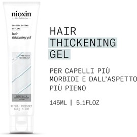 Nioxin Density Defend - Gel de Tratamiento Capilar Densificante y Voluminizador del Cabello - Con Aceite de Menta Piperita (140ml)