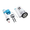 T Tulead Toilet Flush Replacement Kit, Flush Valve 2.5", Fill