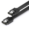 deleyCON 60 cm SATA 3 Cable Nylon 6 Gbit/s Data