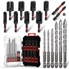 FROOOK Wood Plug Cutter Drill Bit Set 16-Piece, Straight and