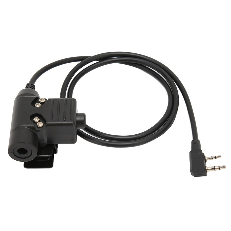 U94 PTT System Military Adapter 2 Pin 3.5mm Headset Adapter