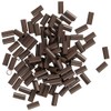 Balmain Micro Rings Brown Pack of 100