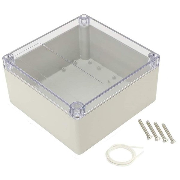 YXQ 192x188x100mm Junction Box Transparent Cover Waterproof Enclosure ABS Project