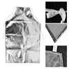 Tiiyee Heat Resistant Apron, 1000°C Fireproof Thermal Insulation Aluminum Foil