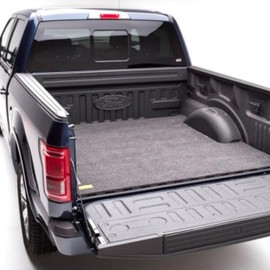 Bedrug Classic Bed Mat | Fits 2002 - 2018 Dodge Ram, 2019 - 2024 Ram (Classic Body style), 2003 - 2024 Ram 2500/3500 w/out Rmbx, (Models w/Spray-In or No Bed Liner) 8' Bed, Charcoal Grey | BMT02LBS