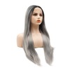 LUSHY BEAUTY Hair Synthetic Lace Front Wig Straight Long 24inch