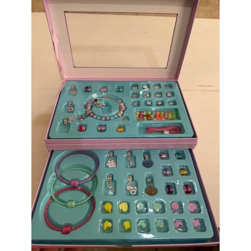Joyland - Set Pulseras Cuentas Para Hacer Bricolaje Niñas Con