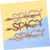 FOMIYES Sets Fashion Hair Clips for Women Girls Letter Hairpin