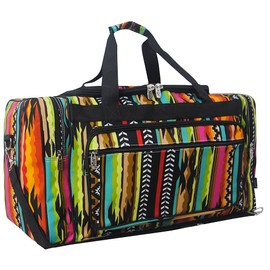 NGIL Canvas 23" inch Duffle Bag (Desert Serape-Black)
