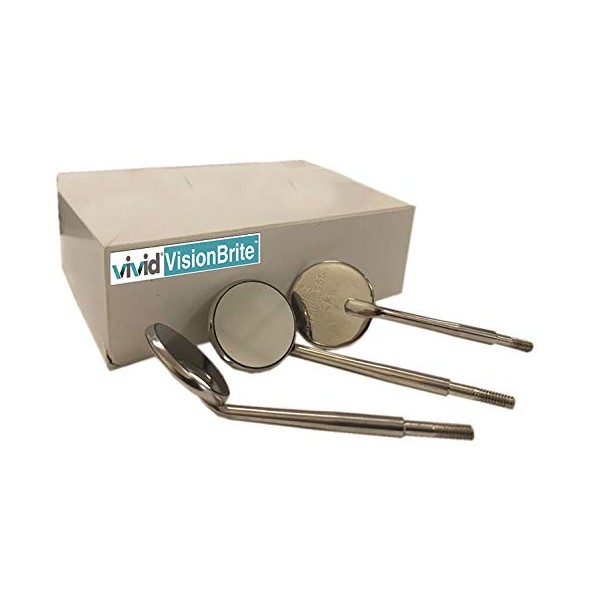 Dental Mirrors #5, Mouth Mirrors, Front Surface, Cone Socket (12pc/Box)