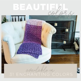 Lion Brand Yarn Mandala Yarn, Multicolor Yarn for Crocheting and Knitting, Craft Yarn, 3-Pack, Warlock