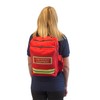 EVAQ8 Emergency Grab Bag Empty Red Rucksack For Storing And
