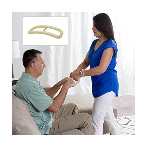 Able Life Universal Standing Handle, Lift Assist for Elderly and Disabled, Patient Mobility Aid for Handicapped, Ivory