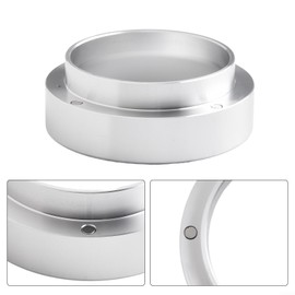 49MM Espresso Dosing Funnel Coffee Dosing for RING Set, Attachment For Profilters Practical Design For Portafilter Hands-Free(Silver)