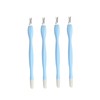 4 Pcs Cuticle Trimmer Pusher Remover, Rubber Tip Gentle on