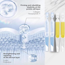 Hydrating and Skin Repair, Ultra Hydrating Serum 5% 4D Hyaluronic Acid 30pcs+Emergency Repair Firming Oil-Suspension Serum by KOEC