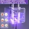 Smart Electric Toothbrush Holder with Cleaning and Hot Air Drying,LED