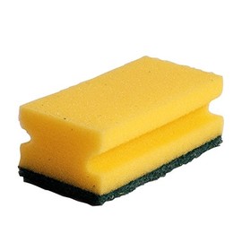 Spontex 3 Green Dishwashing Sponge Scourers
