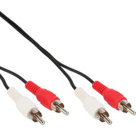 InLine 1m 2x RCA Male to Male Audio Cable