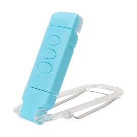 Bsdgeclogy Clip On Book Light, USB Rechargeable Reading Light with 3 Color Modes, 5 Brightness Levels, Flexible Clamp Arm for Bed and Travel - Blue