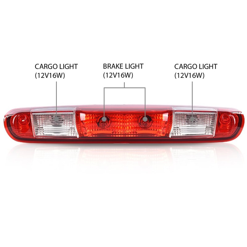 ALLGOOD 3rd Third Brake Light Assembly, Compatible with Chevy Silverado/GMC