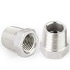 ERGAOBOY 2 pieces 304 stainless steel reducer hexagonal socket, 3/8