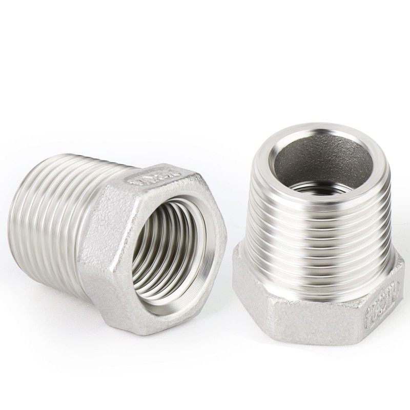 ERGAOBOY 2 pieces 304 stainless steel reducer hexagonal socket, 3/8