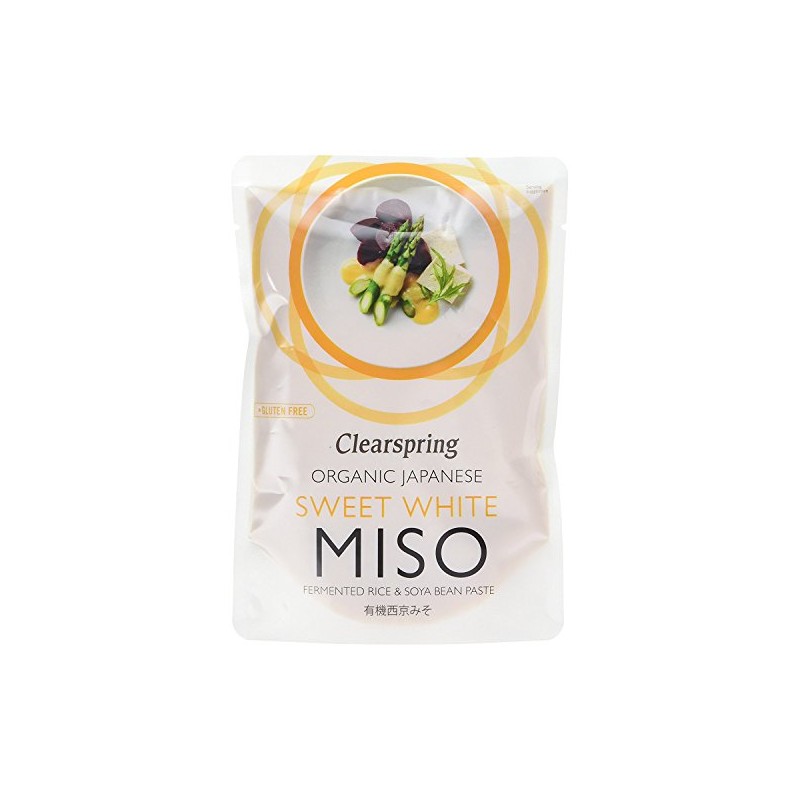 Clearspring Organic Japanese Sweet White Miso Paste - Pasteurised