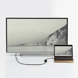 Sanwa Supply AD-ALCPHDSW Type C to HDMI Adapter with ON/OFF Switch (4K/60Hz), Black