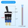 DaierTek 12V Waterproof Lighted Toggle Switch 12V 20A Heavy Duty