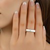 NicoWerk SRI1111 Women's Ring 925 Silver Adjustable 925 Silver Brushed