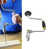 ZQULOYO Carpenters Bit Brace Hand Crank Drill with 12-Inch Swing