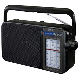 QFX® Portable AM/FM/Shortwav