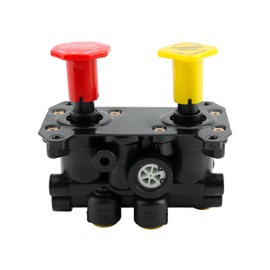 800519 MV-3 Dash Air Brake Control Valve, 1/4" NPT Ports - 065186 107433 Bendix MV3 Trailer Parking Brake Valve Compatible with Volvo Freightliner Kenworth Peterbilt Western Star