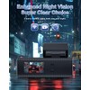 Dynacam DYNACAM Dash Cam Front and Rear 4K+1080P, Dash Cam