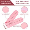Whaline Diadema facial de spa para maquillaje, diadema de tela