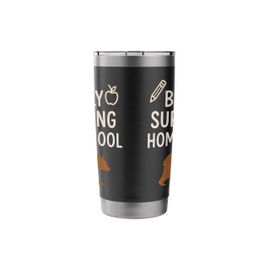 Homeschool Mom Mama Bear Homeschooling Gift Teacher Mom Stainless Steel Insulated Tumbler